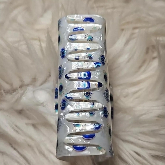 Evil Eye Celestial Hair Claw Clip - Lunar Shield Energy - Picture 4 of 5